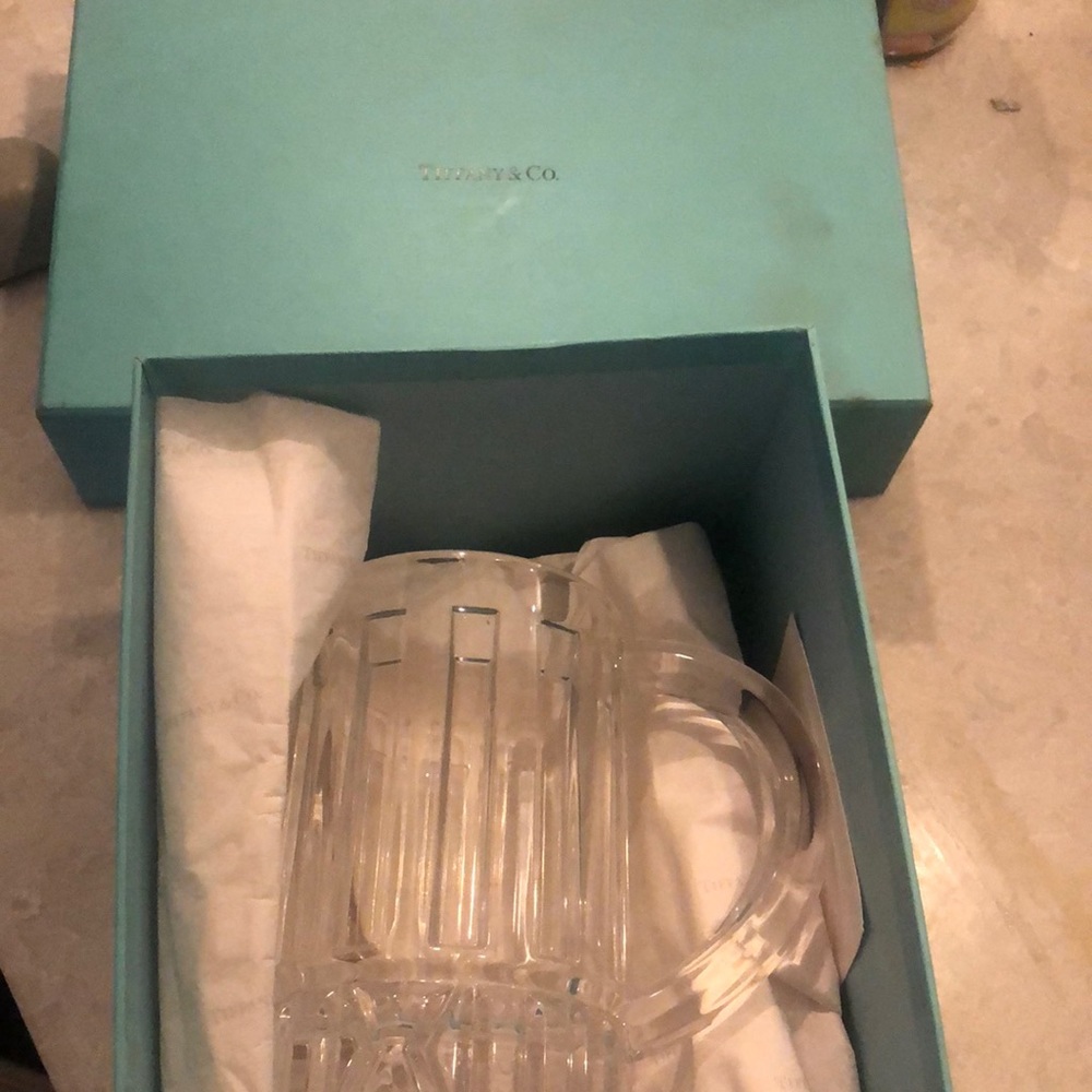 Tiffany’s crystal beer mug